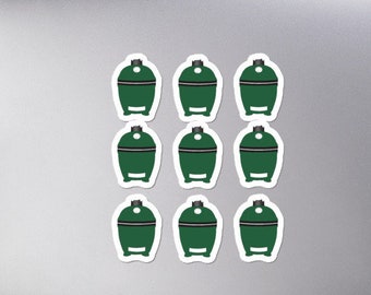 Green Egg Grill Sticker Pack: BBQ Kamado Decals