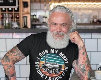 Funny BBQ Shirt, Grill Master Pitmaster Tee, Meat Smoker Apparel