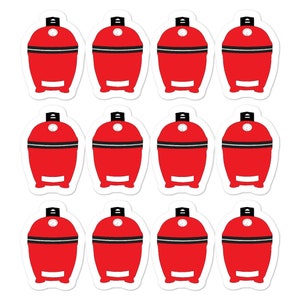 Kamado BBQ Grill sticker Pack gift  Bubble-free stickers
