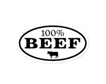 Sticker amateur de bœuf au barbecue : cadeau barbecue de poitrine effilochée