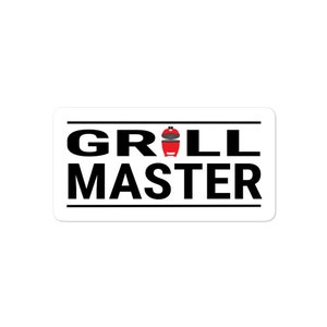 Pegatinas BBQ - Grill Master - Kamado Grill - Pegatinas sin burbujas