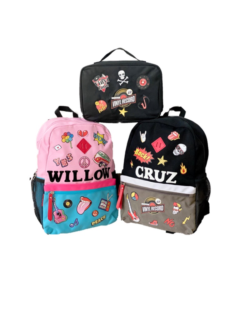Large Personalized and Custom Backpack Set for Toddlers and image 1