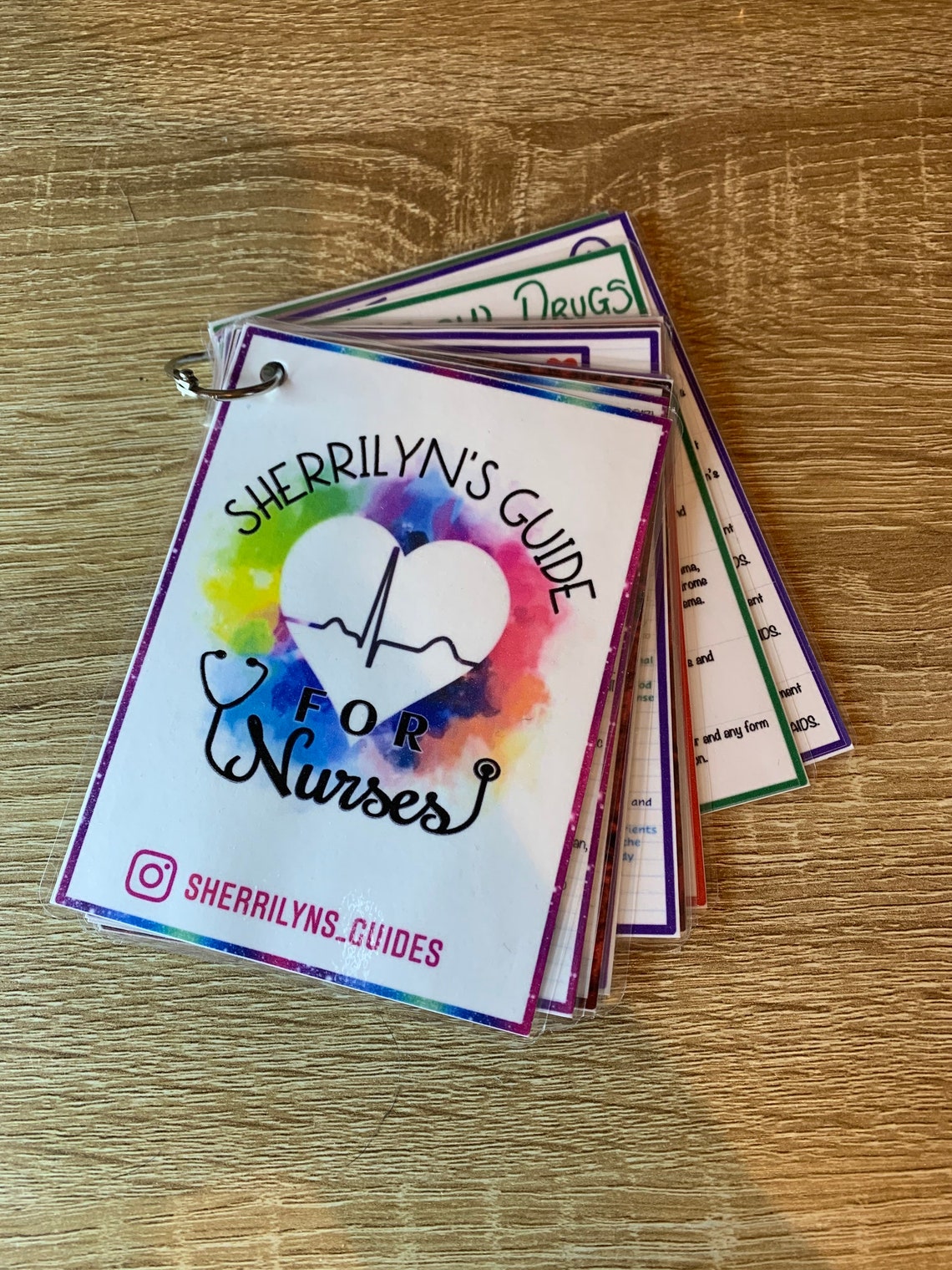 Nursing pocket guide with pen Etsy