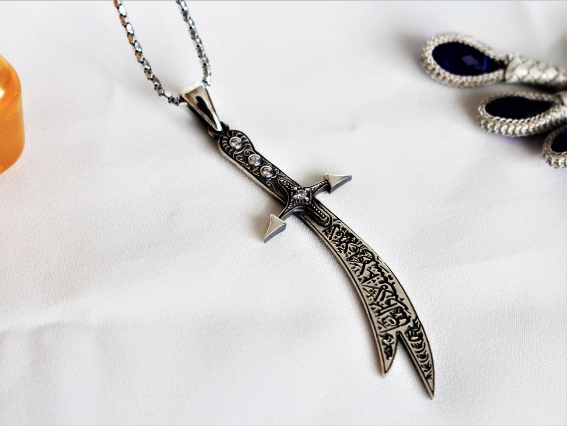 Zulfiqar necklace Clearance