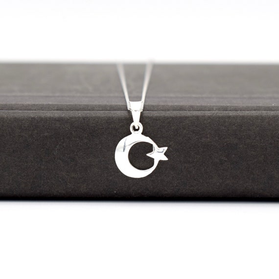 Turkish moon on sale and star necklace