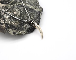 Collana Donna Con Ciondolo Elefante/Cane In Argento 925 E Zirconia, YAFEINI, Regalo Con Confezione