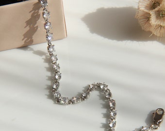 Sterling Silver 925 Bracelet for Women, Silver Zircon Bracelet, gifts for her, Bracelets for Women, Valentine's day gift, Best Gift İdeas