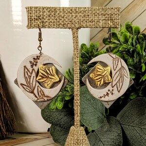 Everyday Moon Earrings, Moon and Star Dangles