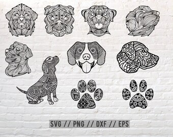 Download Collie Mandala Etsy
