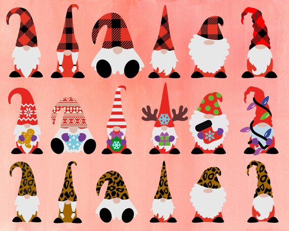 Christmas Gnomes Svg Christmas Gnome Bundle Gnome Svg Gnome Etsy