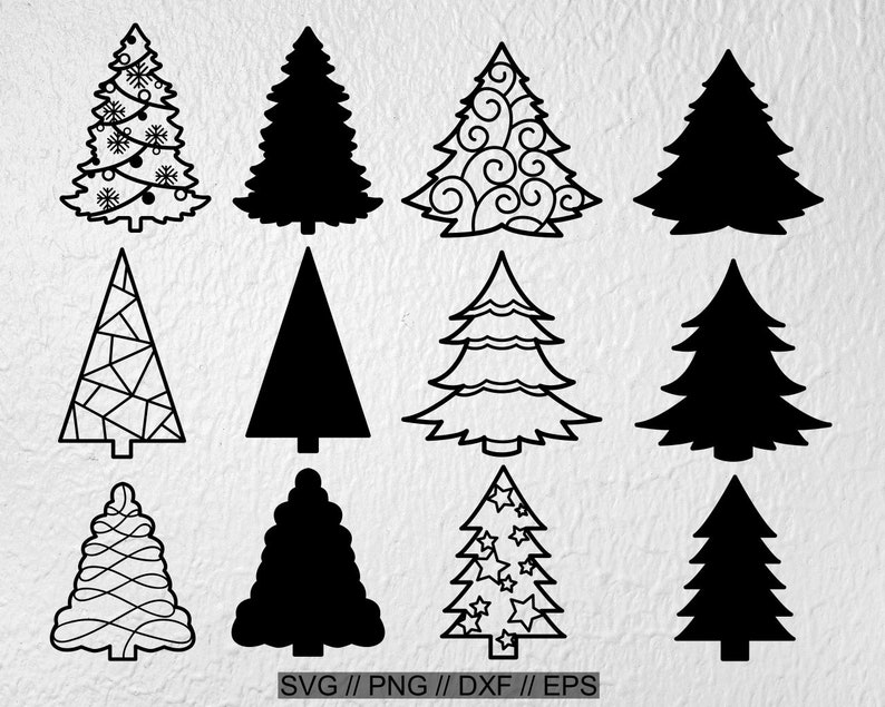 Download Christmas Tree Svg Christmas Tree Clipart Christmas Tree Silhouette Cut File Merry Christmas Tree Svg Christmas Tree Svg Files Clip Art Art Collectibles Privius Com
