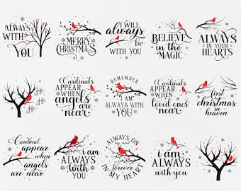 Adorno navideño de cardenal SVG, Cardenal navideño SVG, Adorno navideño conmemorativo SVG, Adorno redondo SVG, Adorno navideño SVG