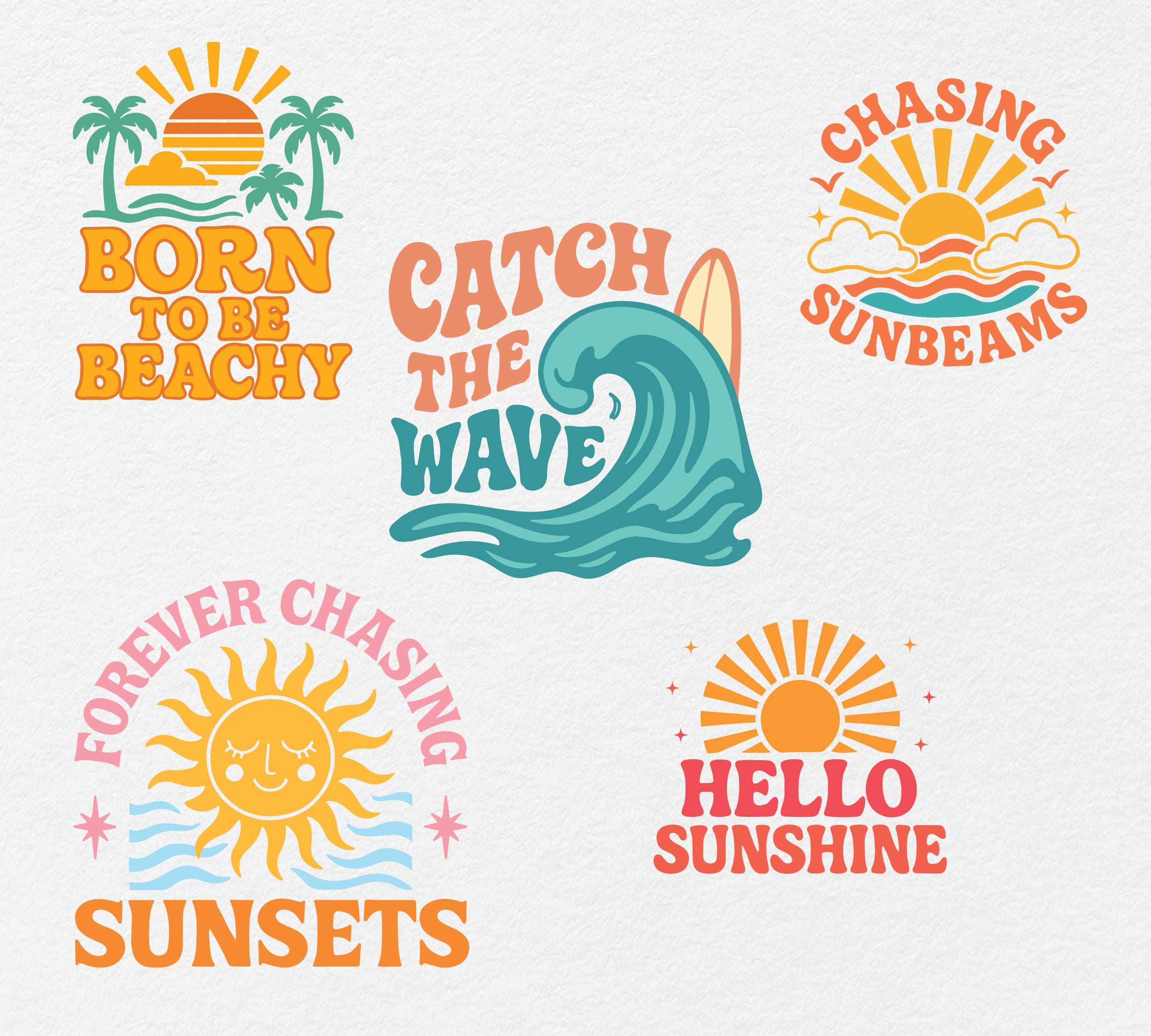 Boho Retro Summer Beach Svg Bundle, Retro Summer Beach Svg Shirt ...
