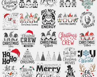 40+ Christmas Svg Bundle, Christmas Quotes Svg, Christmas Ornament Svg, Christmas Shirt Svg, Funny Christmas Svg, Christmas Svg