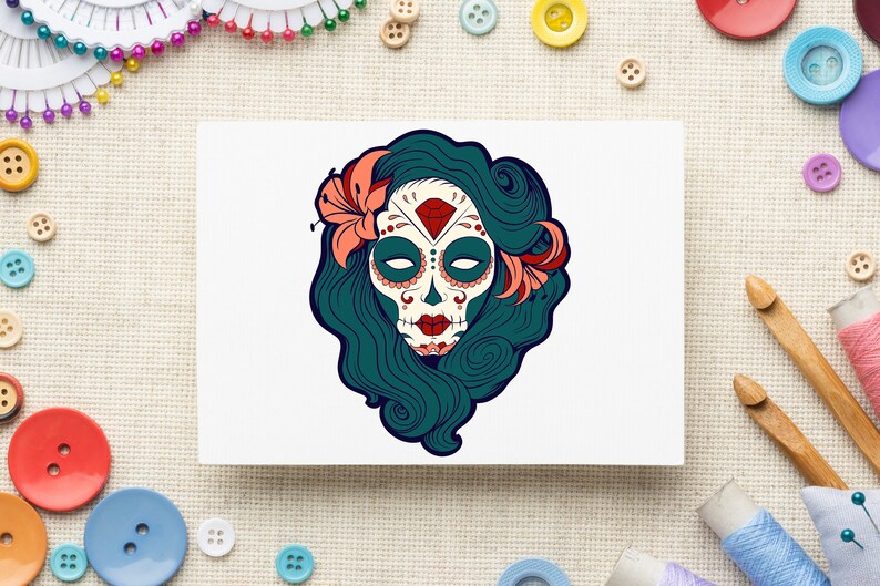 Download Dia de los Muertos / Day of the Dead / Sugar Skull SVG ...