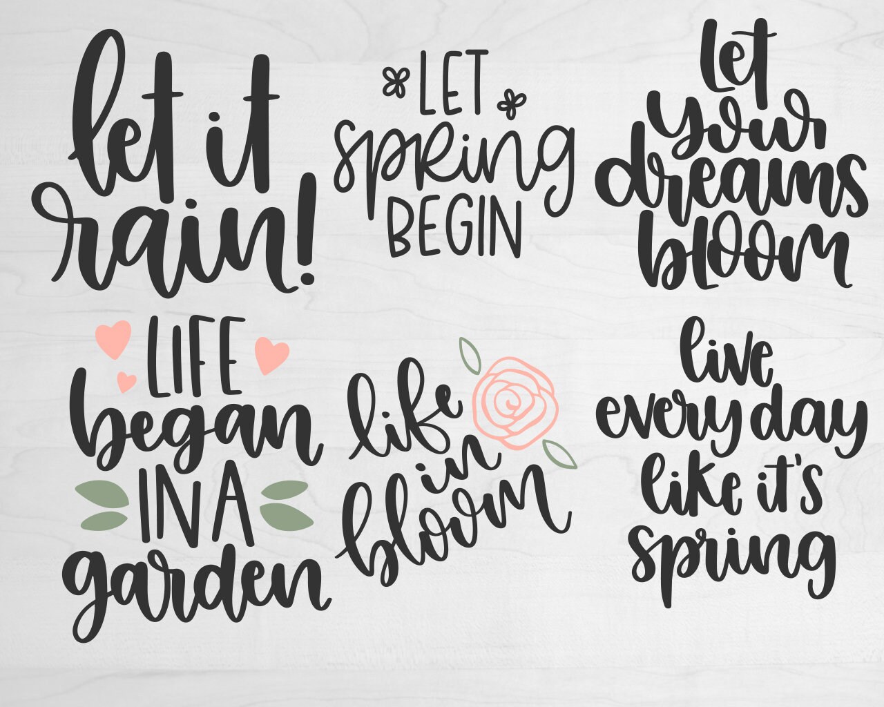 First Day Spring Svg Spring Svg, Spring Bundle Svg, Hello Spring Svg, Spring Design for ...