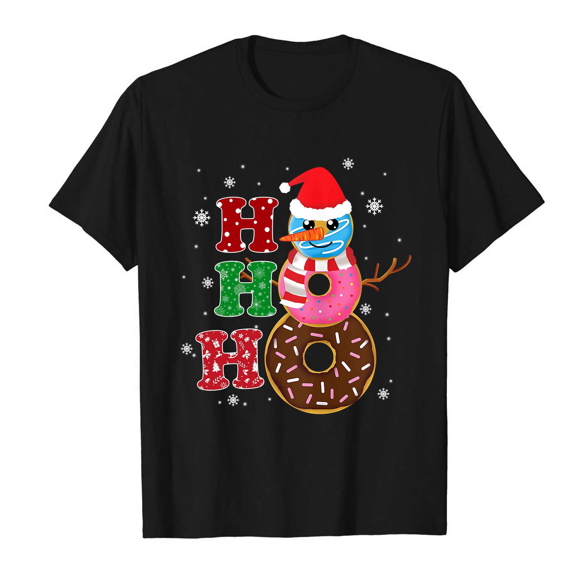 Ho Ho Ho Donut Shirt, Donut Fans Gift,  Donut Lover Gift
