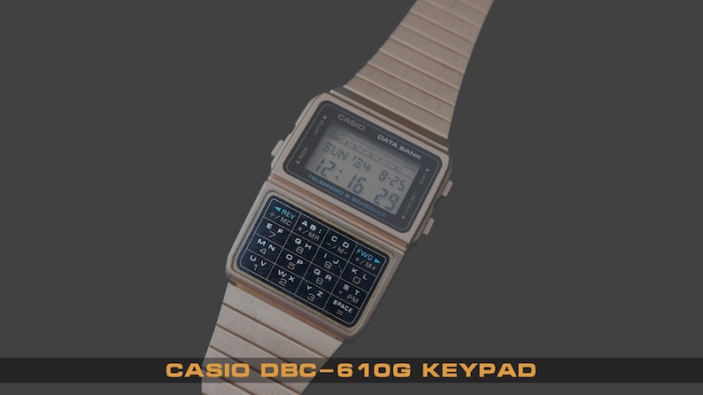 CASIO DBC-610G Keyboard Stickers Replacement Self-adhesive - High ...