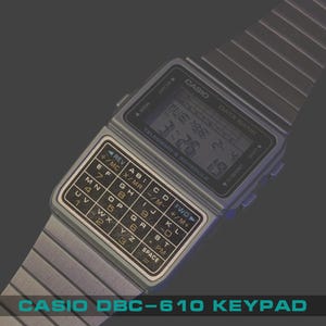 Adesivo sostitutivo per tastiera CASIO DBC-610 - disegno CAD ad alta precisione - non una scansione!