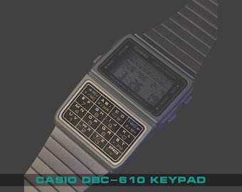 Adesivo sostitutivo per tastiera CASIO DBC-610 - disegno CAD ad alta precisione - non una scansione!