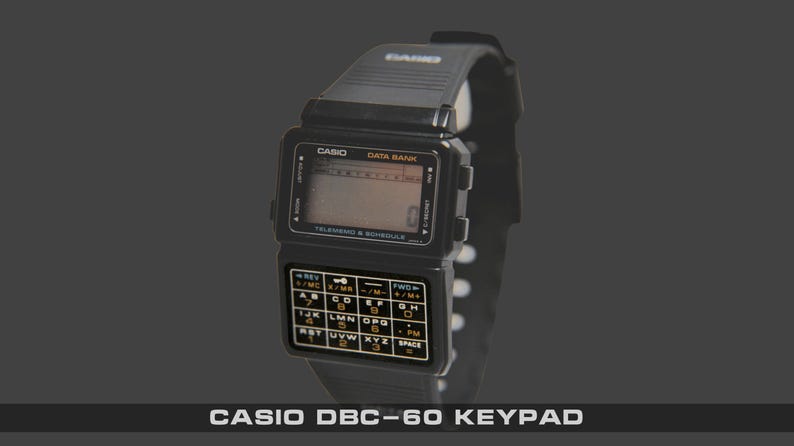 CASIO DBC-60 Keyboard Sticker Replacement Self-adhesive - High ...