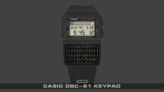 CASIO DBC-61 Keyboard Sticker Replacement Self-adhesive - High
