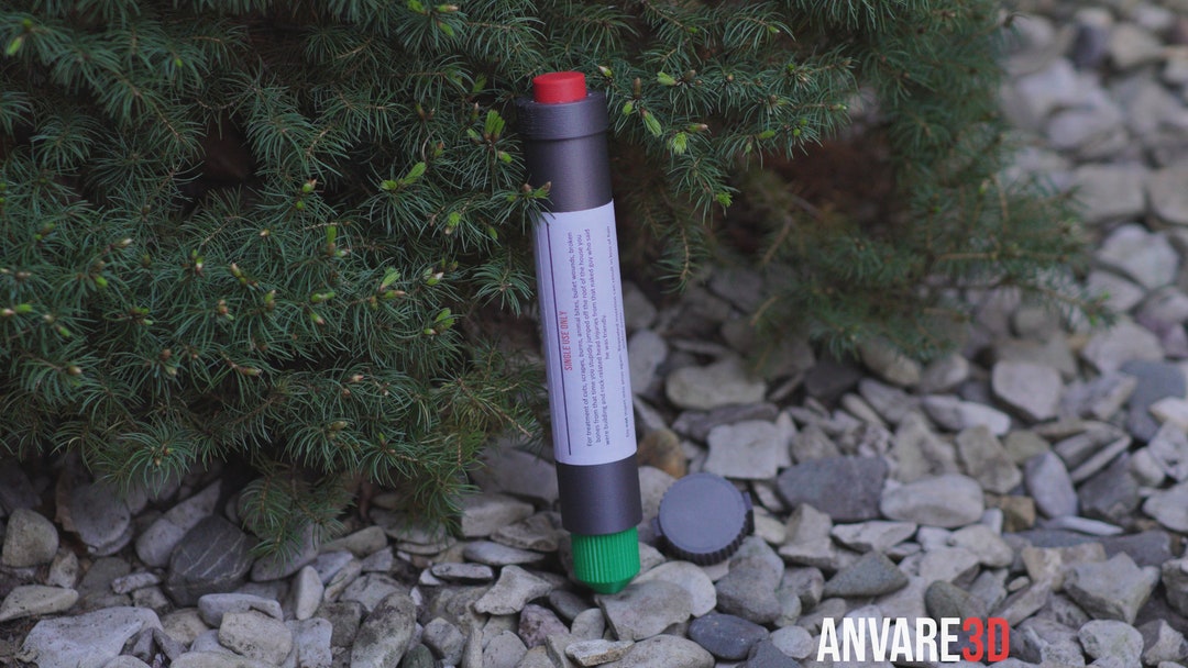 Rust Medical Syringe Meds Medi Stick Stim Shot Cosplay LARP Airsoft 3D