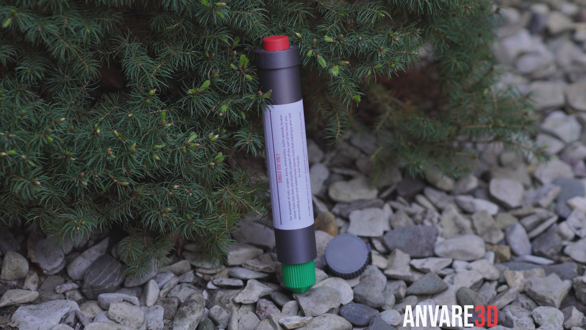 Rust Medical Syringe Meds Medi Stick Stim Shot Cosplay LARP Airsoft 3D