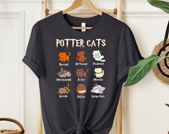 Potter Cats Shirt hoodie Potter Cats Shirt Cat Shirt Cat