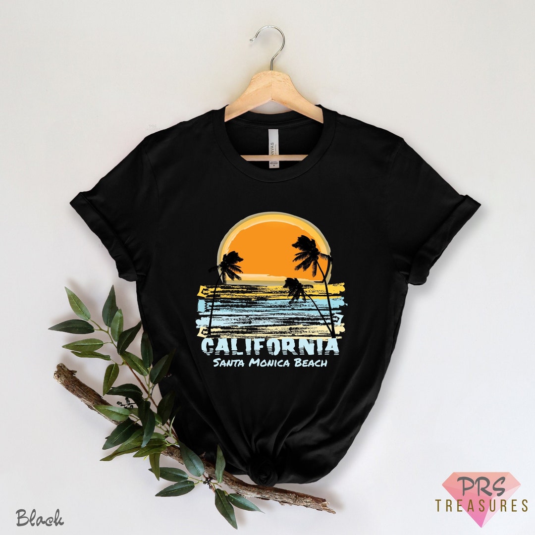 California Santa Monica California Shirt Vintage Tshirt - Etsy