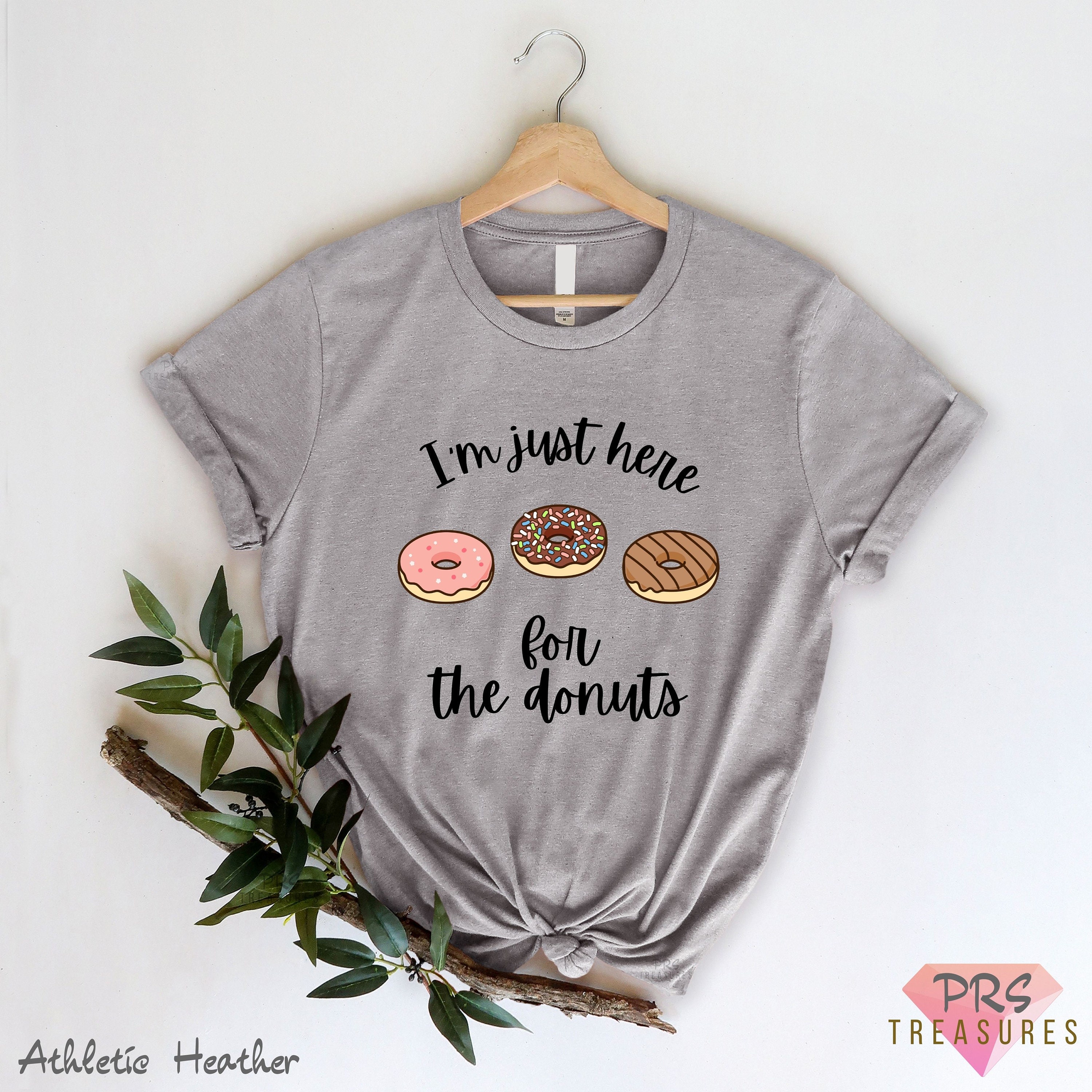 Donut Shirt Donut Tshirt Powered by Donuts Funny Donut - Etsy