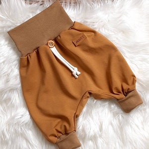 Pump pants baby baby pants toddler cotton jersey camel