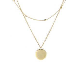 Double Deluxe Gold Necklace