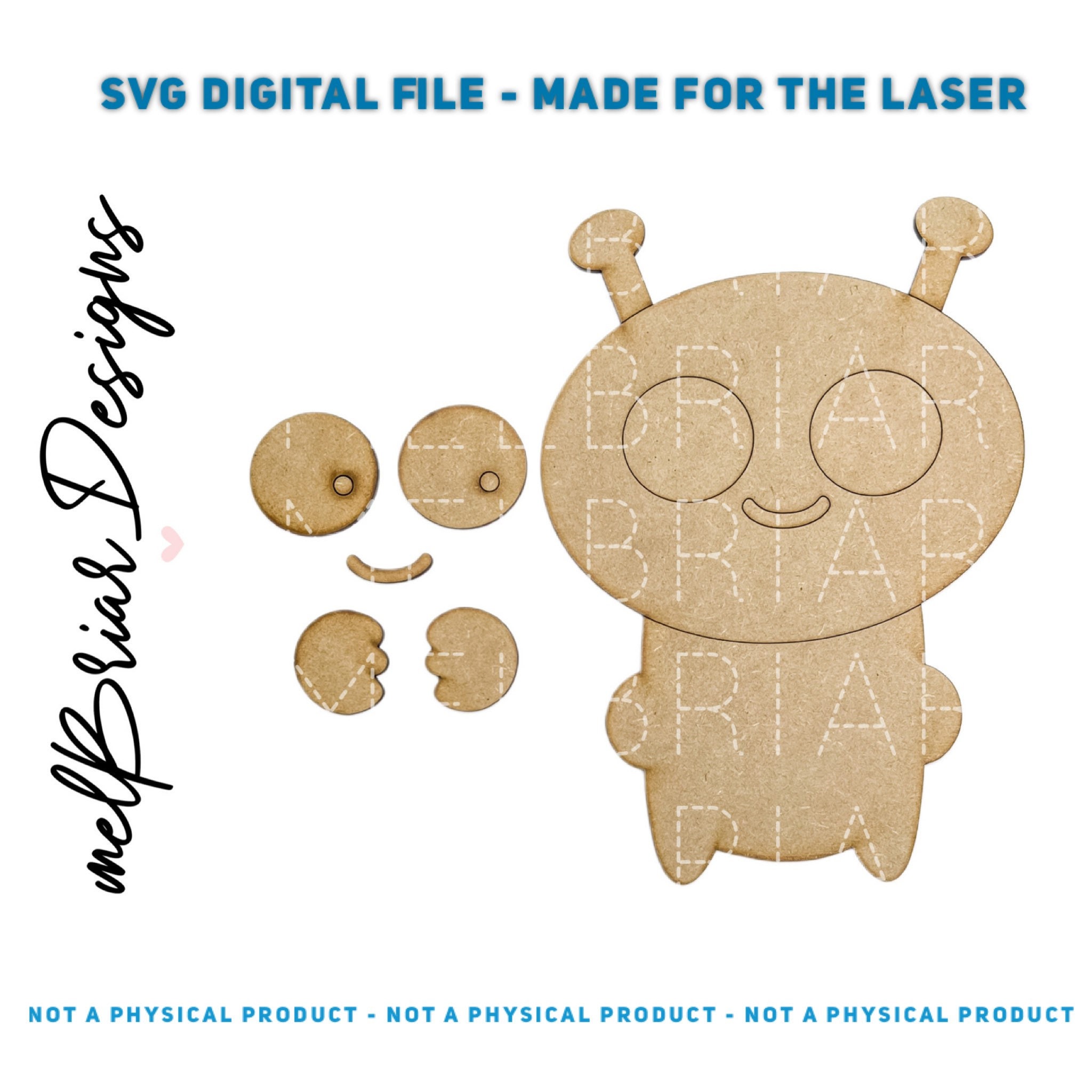 DIGITAL DIY Paint Kit Alien Animal Paint Kit Includes Instructions