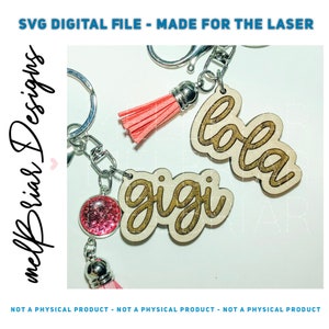 DIGITAL Keychain File Mom, Aunt, Grandma, Bubbe, Lola, Abuela - Includes (20) Files - Gift for Her