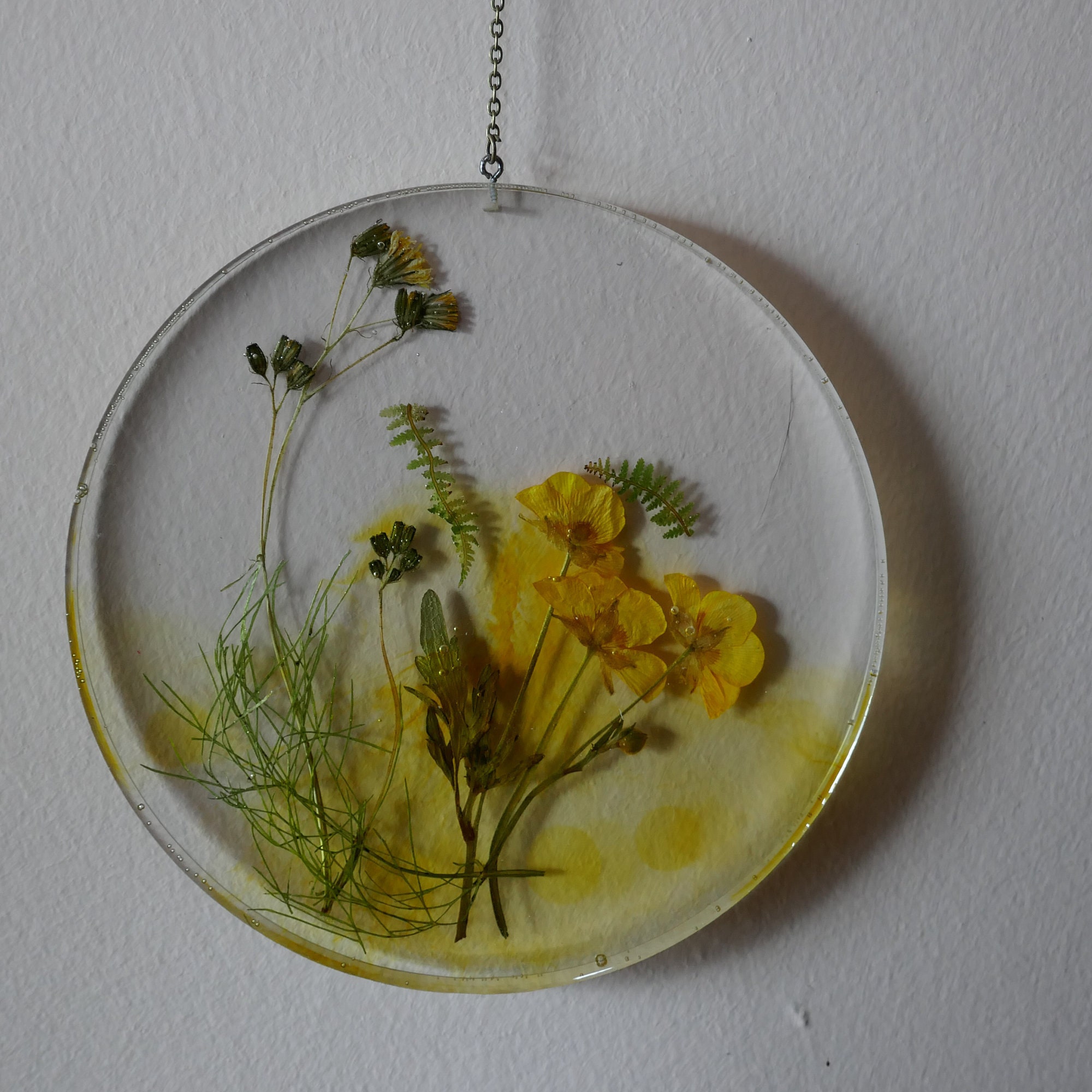 Pressed flower resin picture pressed flower resin wall Etsy