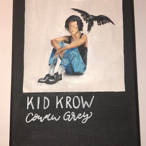 Kid Krow by Conan Gray album cover canvas (hand painted)