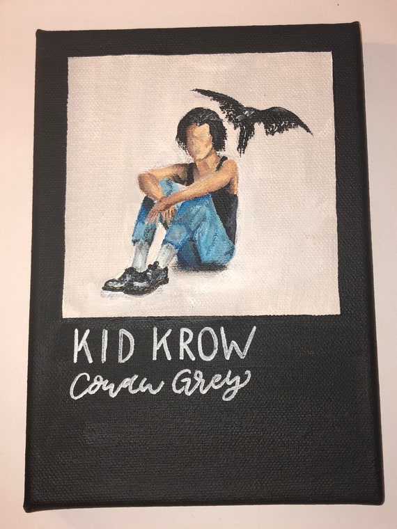 Kid Krow by Conan Gray Album Cover Canvas (hand Painted) - Etsy