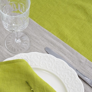 Tovaglioli di lino verde lime, tovaglioli di stoffa verde, tovaglioli riutilizzabili, tovaglioli da matrimonio, tovaglioli stonewashed, tovaglioli di stoffa, tovaglioli da tavola