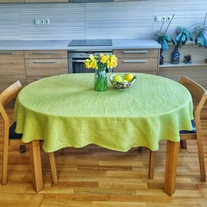 Tablecloth lime Etsy Nederland