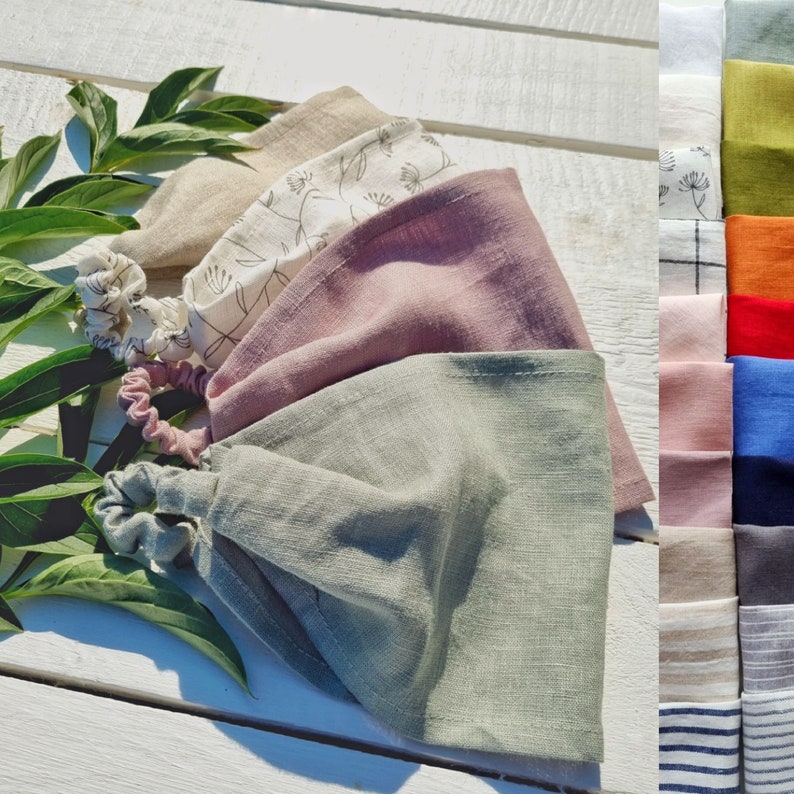 Colors from above- natural, white floral, woodrose, sage green