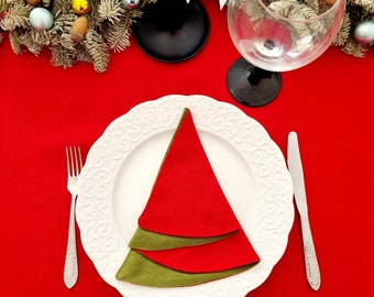 Nappes Et Serviettes De Noël - Décoration Ve Pour Votre Table