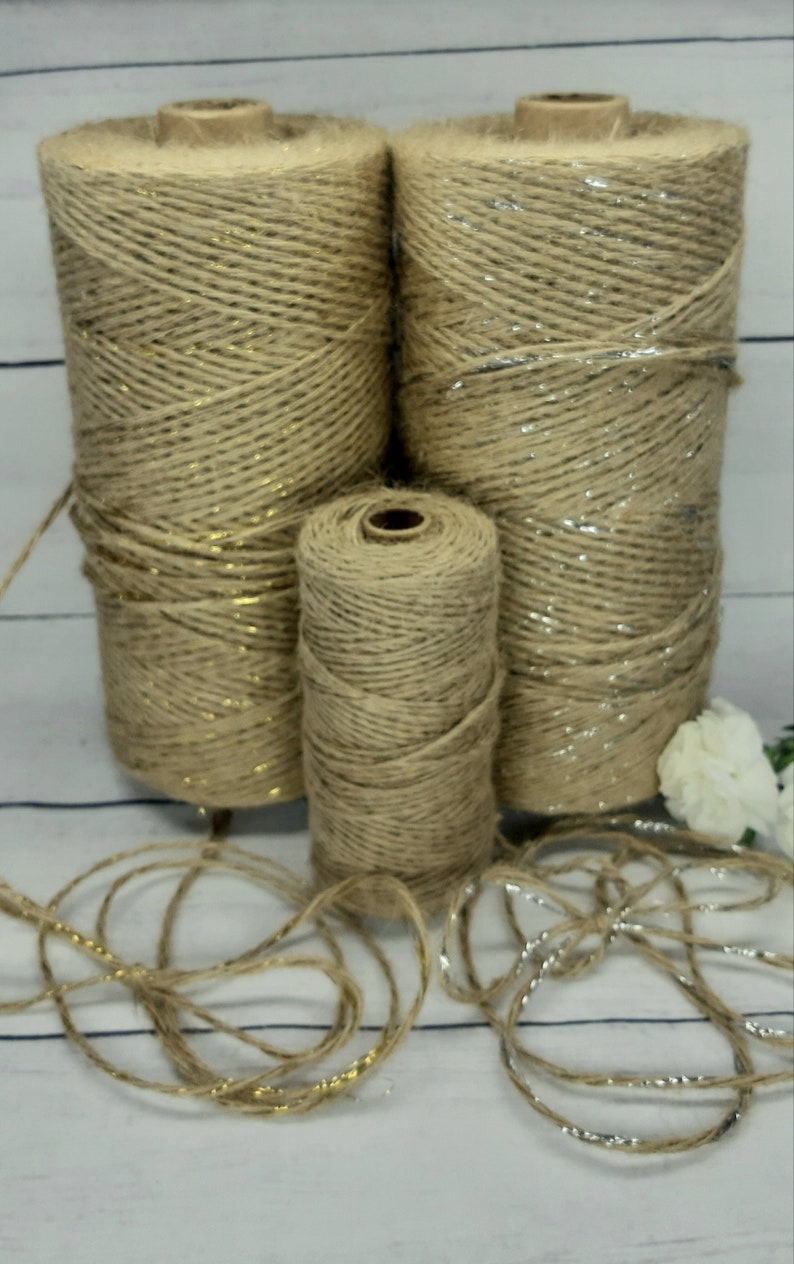 Jute Twine Jute Rope Hemp Cord Baker Twine Gift Wrapping Etsy