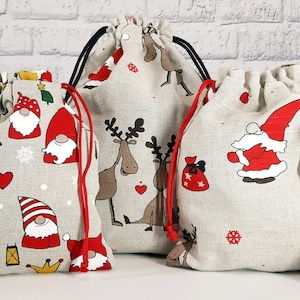 Christmas gift bag, Christmas sack, Christmas reusable bags, Santa sack, gift wrap bags, Christmas packaging