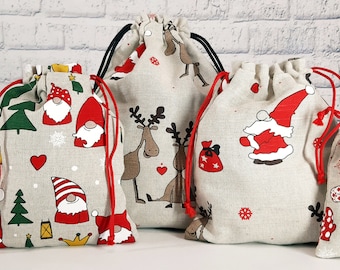 Christmas clearance, Christmas gift bag, Christmas sack, Christmas reusable bags, Santa sack, gift wrap bags, Christmas packaging