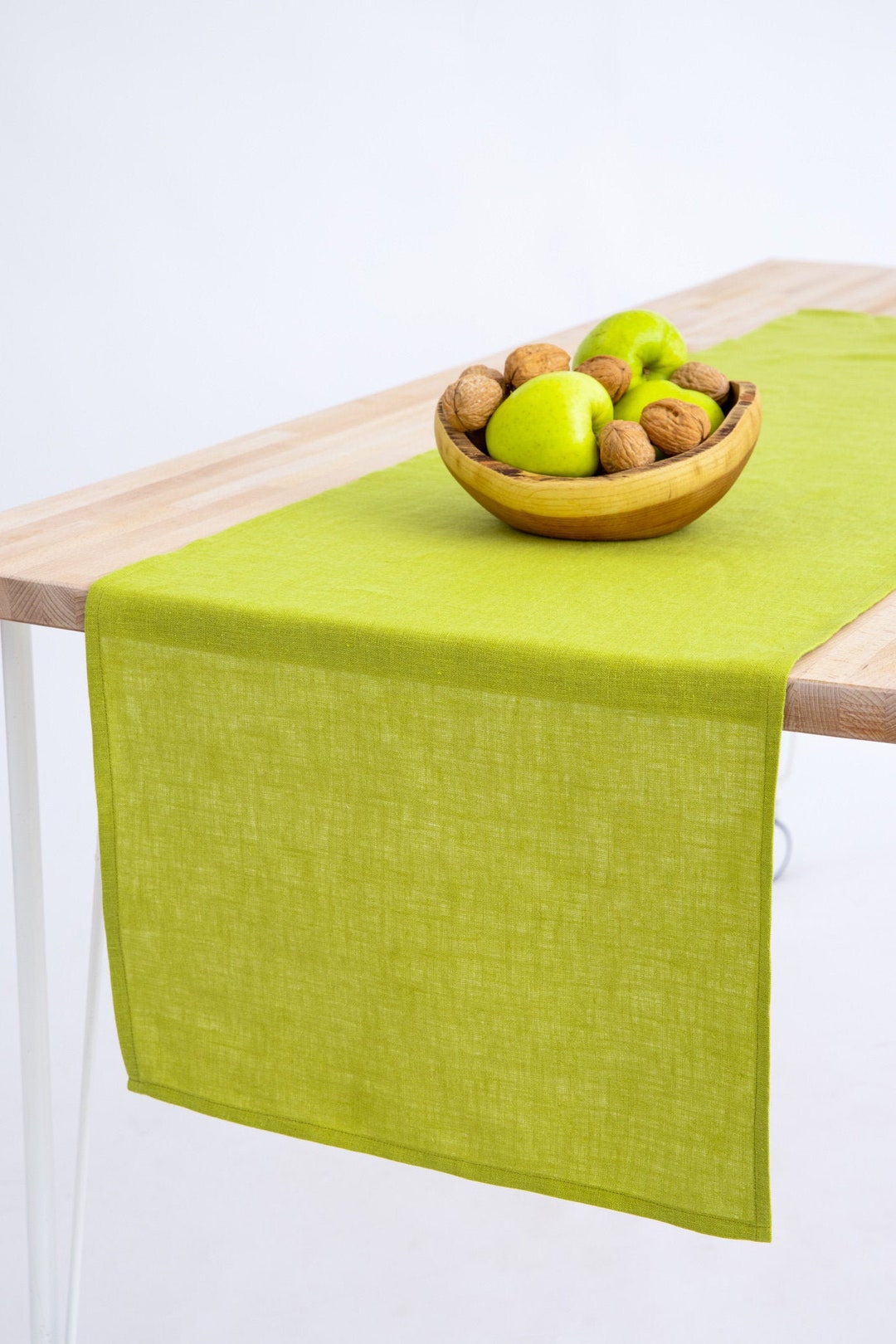 Lime Green Table Linen Runner Wedding Table Runner Holiday Etsy