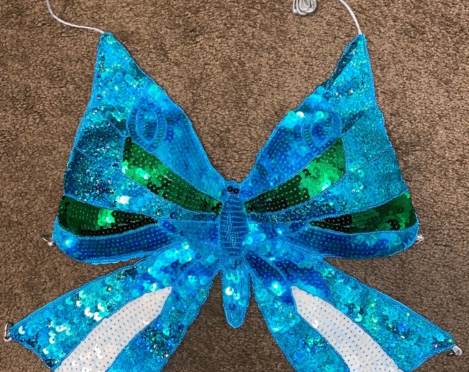 y2k butterfly halter top