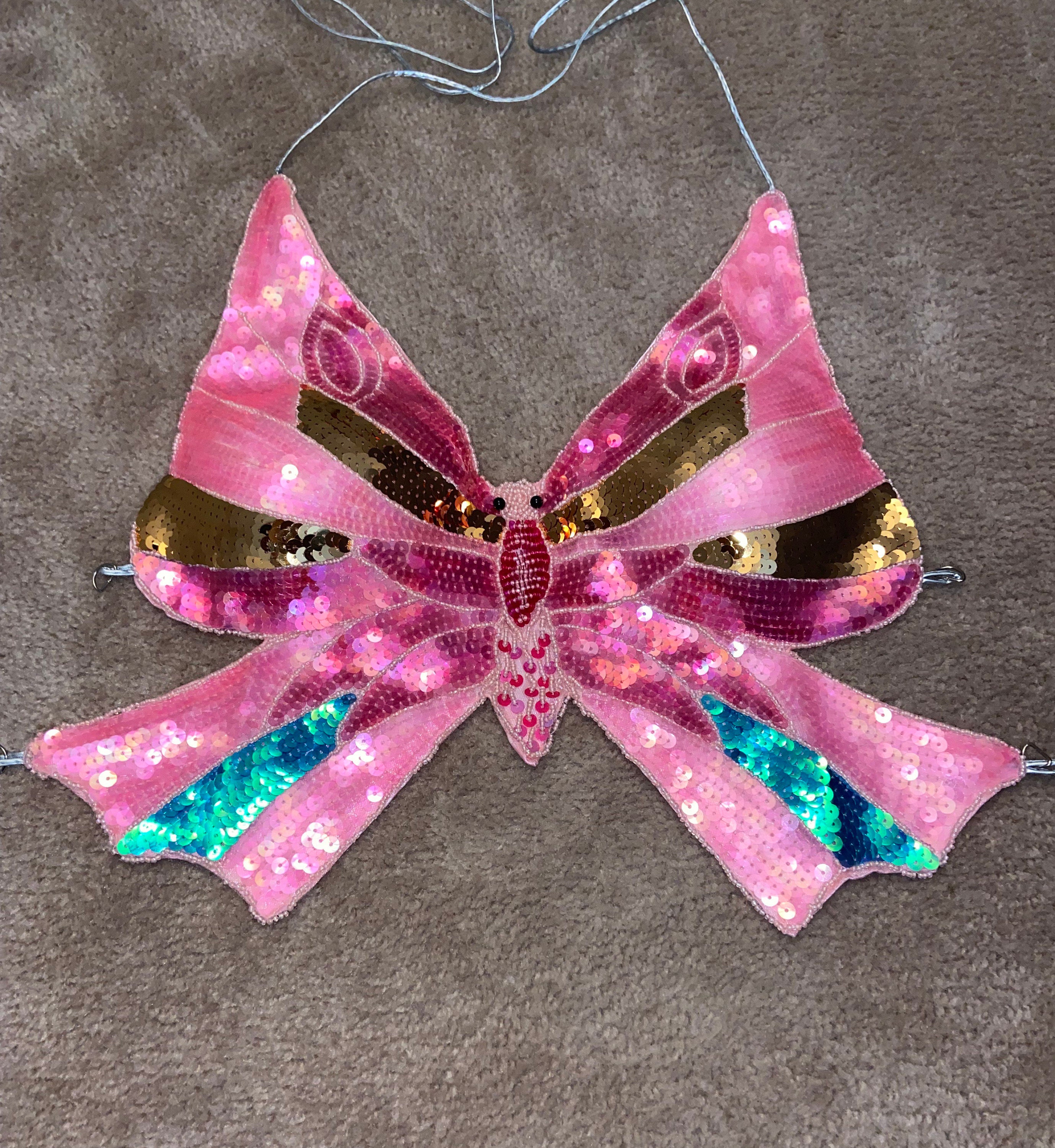 Y2K Butterfly Sequin Top will Not Be Restocked Etsy Australia