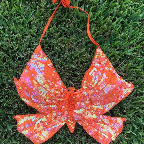 y2k butterfly halter top