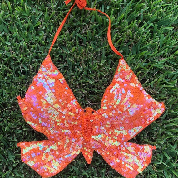 sequin butterfly top
